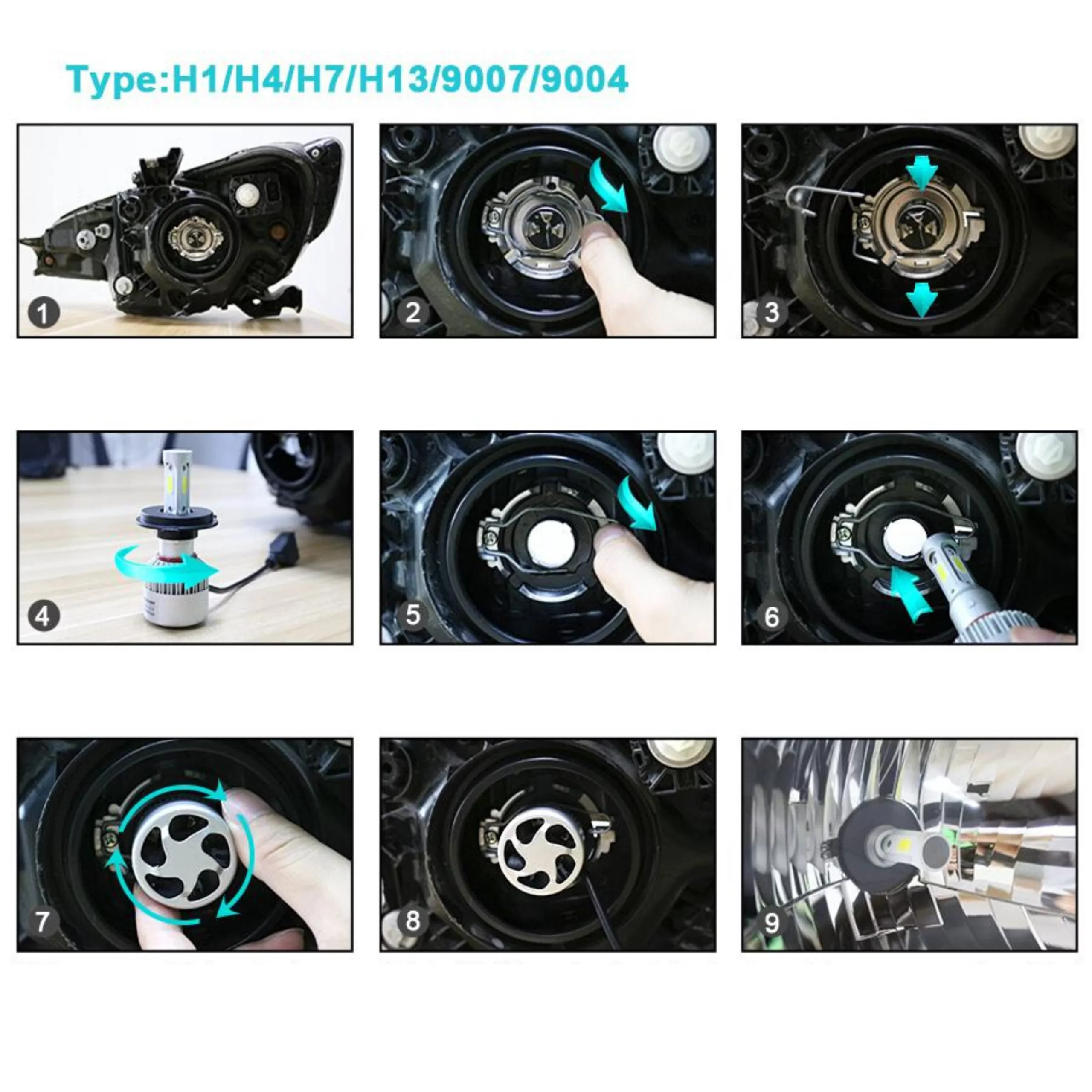 Pack Ampoules LED H7 Volkswagen Sportsvan (2014 à 2019) - Kit LED – Image 5