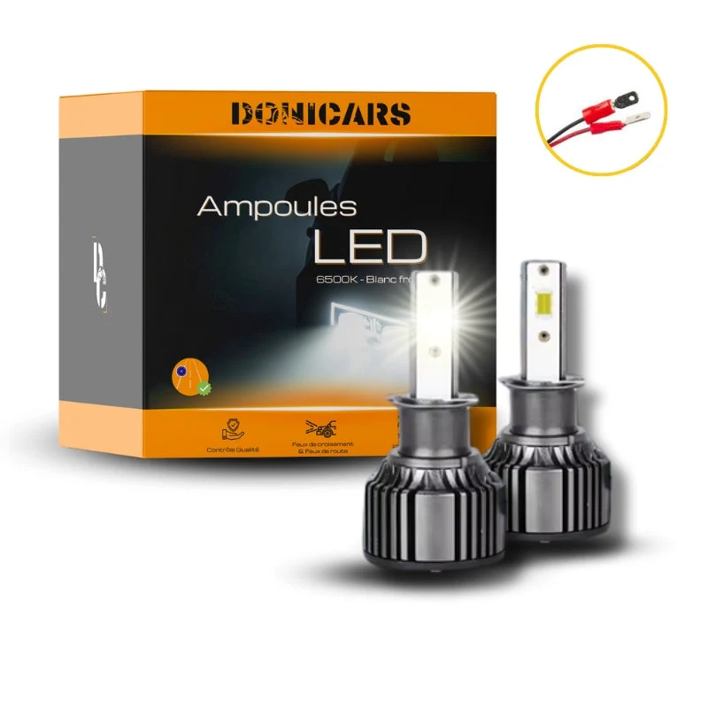 Pack ampoules LED H3 RENAULT Twingo I 3 portes (03.1993 à 06.2007) - 72W Blanc pur