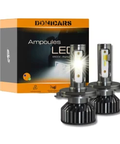 Pack Ampoules LED H4 AUDI Quattro 85 (10.1988 à 12.1996) - Blanc 72W