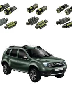 Kit LED Dacia Duster (2010 - 2017) Pour Habitacle - Full LED Complet